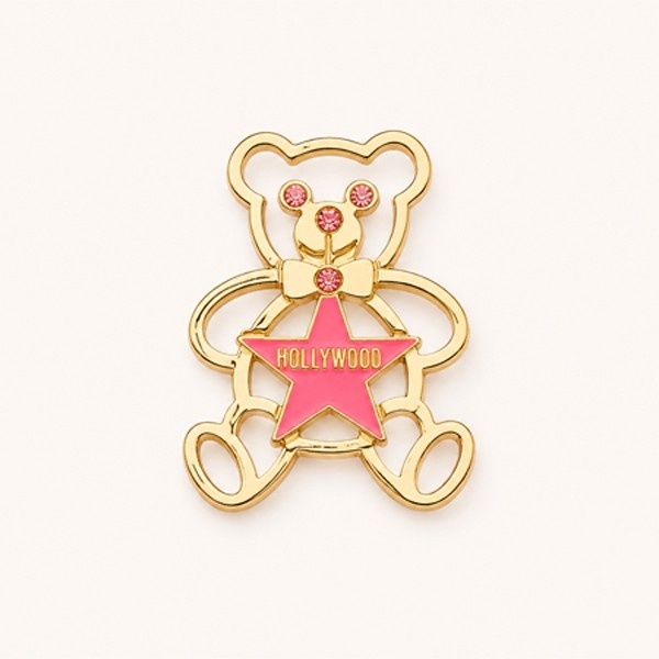 The Hollywood Glam Teddy Bear Keychain