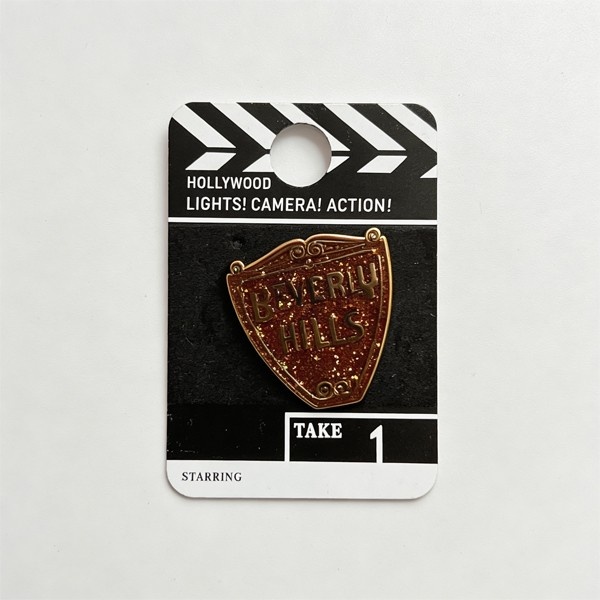 Luxury Beverly Hills Lights Camera Action Style - Keychain