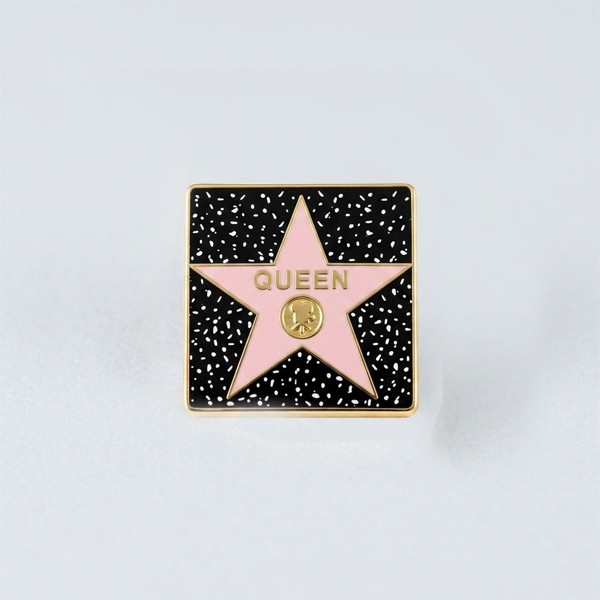 Queen Square Star Keychain – Hollywood Walk of Fame Style