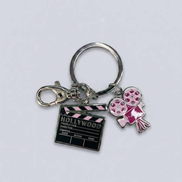 The Hollywood Starlet Lights Camera Action Style - Keychain