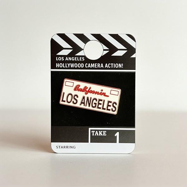 The Los Angeles Road Trip Tag Lights Camera Action Style - Keychain